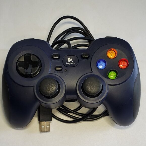 Logitech F310 Gamepad Wired USB Game Controller G-U0001 Dark Blue - Picture 2 of 5